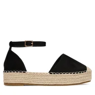 Espadryle damskie - Espadryle DeeZee WSS990-215 Czarny - miniaturka - grafika 1