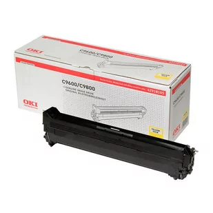 OKI Bęben do C9600/C9800 żółty 42918105 - Bębny do drukarek - miniaturka - grafika 1