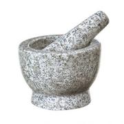 Młynki do soli i pieprzu - Cilio Młynek do przypraw Cilio Moździerz Cilio Atlas granitowy śred 18,5 cm 5,5 kg CI-420203 - miniaturka - grafika 1