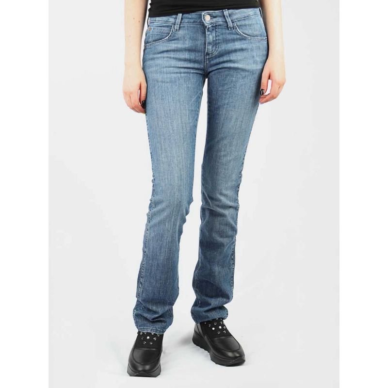 Spodnie jeansowe Wrangler Lia Slim Leg Regular W W258WT10S