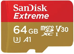 Karta SanDisk MicroSDXC 64 GB Class 10 SDSQXAF-064G-GN6AA - Karty pamięci - miniaturka - grafika 1