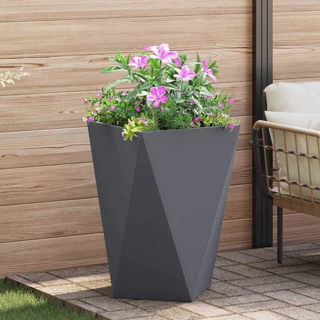 vidaXL Donica Antracyt 50 x 50 x 75 cm Stal