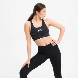NIKE BRA W NK DF IC SWSH STRPY - Koszulki i topy damskie - miniaturka - grafika 1