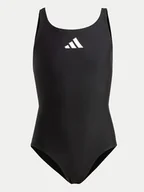 Stroje kąpielowe dla dziewczynek - adidas Strój kąpielowy Solid Small Logo HR7477 Czarny - miniaturka - grafika 1