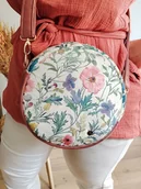 Torebki damskie - Torebka Okrągła Wiosenny Ogród - miniaturka - grafika 1
