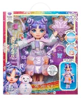 Lalki dla dziewczynek - Rainbow High Winter Wonderland Doll- Violet Purple - miniaturka - grafika 1