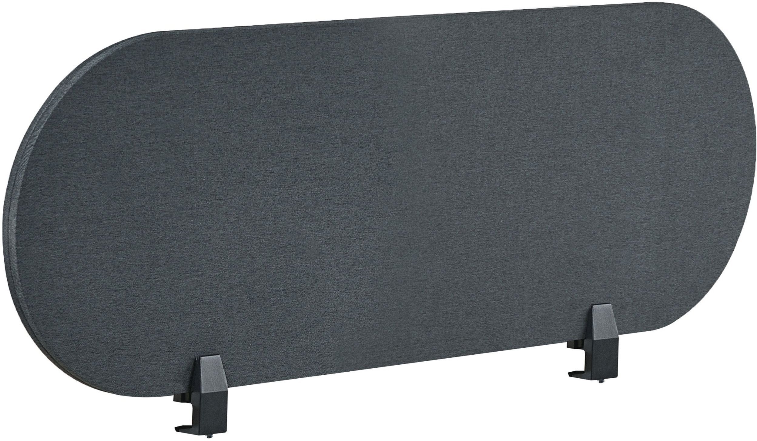 Beliani Przegroda na biurko 120 x 40 cm ciemnoszara SPARKY