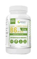 Witaminy i minerały - WISH Koenzymatyczna Witamina B6 50mg + Inulina suplement diety 60 kapsułek - miniaturka - grafika 1