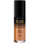 Podkłady do twarzy - Milani Conceal & Perfect Liquid Foundation Chestnut - miniaturka - grafika 1