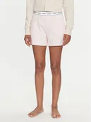 Spodenki damskie - Guess Szorty sportowe O4GD02 KBS91 Różowy Regular Fit - miniaturka - grafika 1