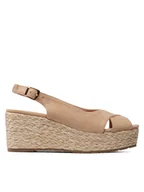 Espadryle damskie - Jenny Fairy Espadryle TS5249-01 Beżowy - miniaturka - grafika 1