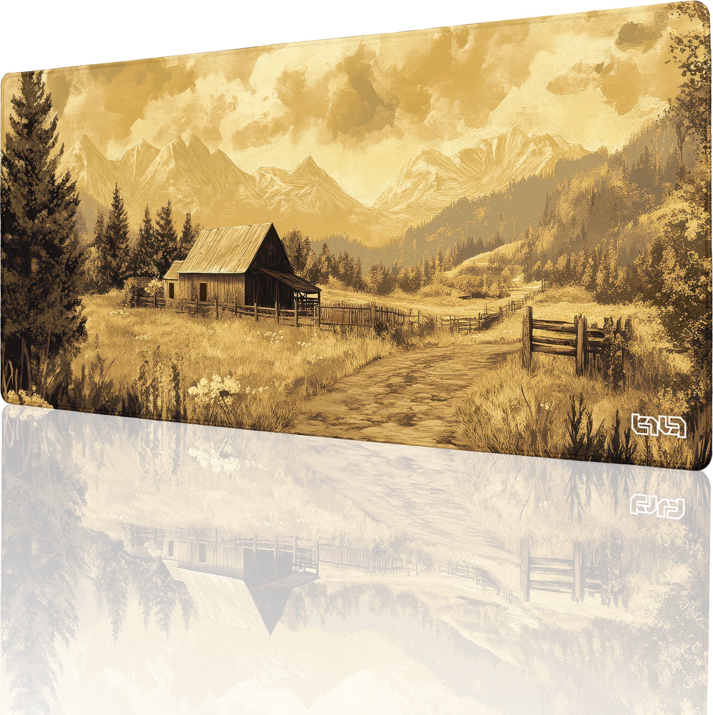 PODKŁADKA GAMINGOWA Dzikie Prerie 90x40 TILT Na biurko Gamingowa XL