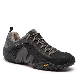 Trekkingi Merrell - Intercept J73703 Smooth Black - Buty trekkingowe męskie - miniaturka - grafika 1