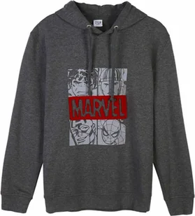 Sweter męski z kapturem Marvel szary - S - Swetry męskie - miniaturka - grafika 1