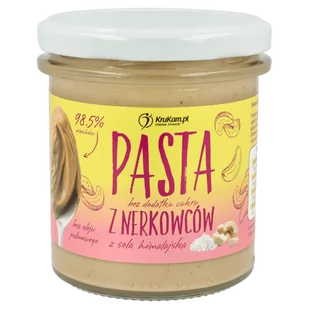 Pasta z nerkowców z solą himalajską 300g - Słodkie kremy i masła - miniaturka - grafika 1