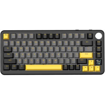 ATTACK SHARK X85 Pro Czarno-szaro-żółty