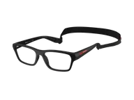 Okulary korekcyjne, oprawki, szkła - Dioptrie szkieł Prada Linea Rossa PS 03RV 1BO1O1 - miniaturka - grafika 1