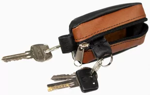 Etui Na Klucze Kluczówka Dwa Zamki POLSKA GALANTERIA (PL) Skóra Naturalna "ETUI ŚREDNIE" Dwa Komplety Kluczy 5 x 2 x 12 - Etui na klucze - miniaturka - grafika 1