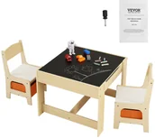 Stoliki dla dzieci - Zestaw Mebli dla Dzieci Stolik i 2 Krzesełka - miniaturka - grafika 1