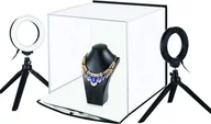Inne akcesoria studyjne - Puluz Fotografavimo dėžė su žiedinių lempų komplektu, 30x30x30cm - miniaturka - grafika 1