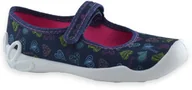 Buty dla dziewczynek - Baleriny dla dziewczynki kapcie do szkoły baleriny Befado 114Y535 Blanca - miniaturka - grafika 1