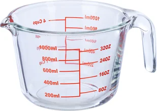 relaxdays Dzbanek miarowy szklany 1 litr - Dzbanki i imbryki - miniaturka - grafika 1