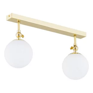 Prezent Kinkiet łazienkowy LATINA IP44 złoty 2xE14 - Lampy ścienne - miniaturka - grafika 1