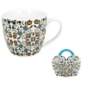 Kubki - Dystr: justyna ag KWIATY ETNO KUBEK 460ml + OPAKOWANIE Z RĄCZKĄ 923671 - miniaturka - grafika 1