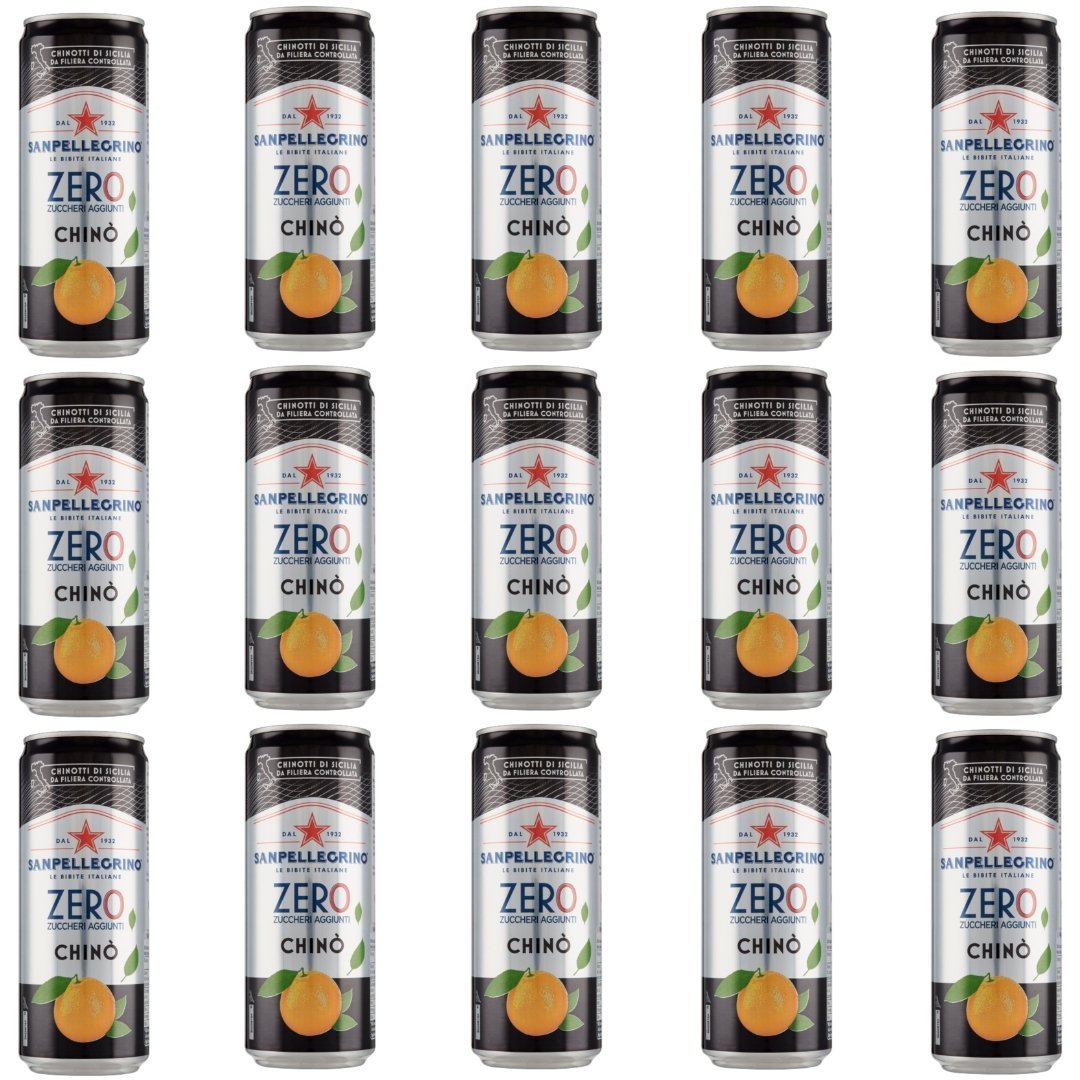 Napój gazowany Chinò Zero 15 x 330ml - San Pellegrino