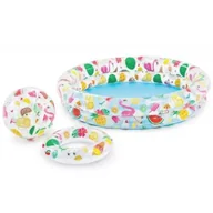 Zabawki i gry sportowe - Basen z piłką i kołem 122x25cm - Intex - miniaturka - grafika 1