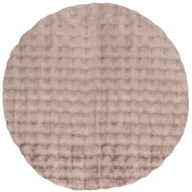 Dywany - Dywan pluszowy okrągły Rabbit Bubble beżowy śr. 160 cm - miniaturka - grafika 1