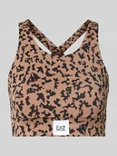 Biustonosze - Biustonosz sportowy z okrągłym dekoltem - miniaturka - grafika 1