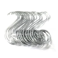 Ozdoby bożonarodzeniowe - Zestaw 12 haczyków ozdobnych 5 cm srebrne/złote - miniaturka - grafika 1