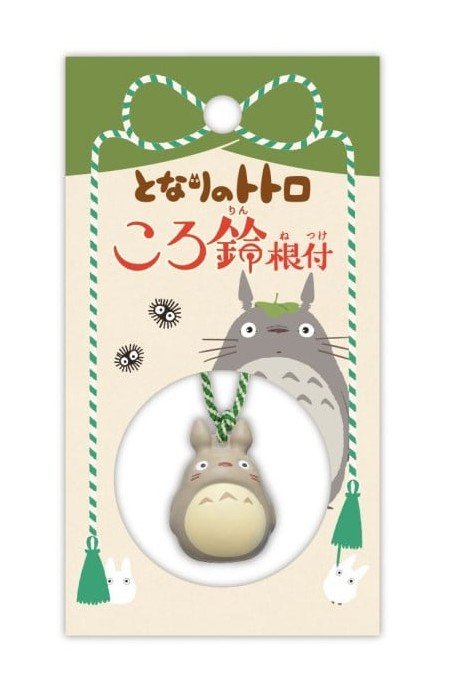 my neighbor totoro szary brelok totoro z dzwonkiem netsuke