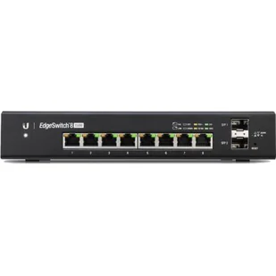Ubiquiti EdgeSwitch 8 150W 24V,802.3af/at PoE ES-8-150W - Switche - miniaturka - grafika 1