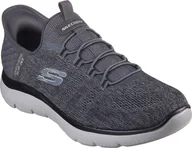Trampki męskie - Skechers Sport Męskie trampki SUMMITS KEY PACE Slip ins Vegan 232469 szary , Rozmiar buta:48.5 EU - miniaturka - grafika 1