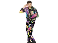 Stroje karnawałowe - Kostium Disco Dres czarny - 1 szt. - miniaturka - grafika 1