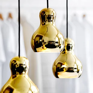 FRITZ HANSEN Lampa wisząca designerska Calabash P1, możliwość ściemniania, mosiężny / złoty, salon / jadalnia, aluminium, design - Lampy sufitowe FRITZ HANSEN Lampa wisząca designerska Calabash P1, możliwość ściemniania, mosiężny / złoty, salon / jadalnia, aluminium, design - Lampy sufitowe - miniaturka - grafika 2