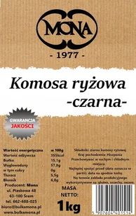 Quinoa komosa ryżowa czarna 1kg MONA PREMIUM - Ryż - miniaturka - grafika 1