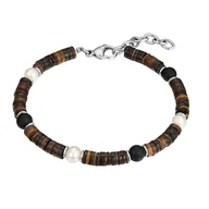 Bransoletki - True Rebels Bransoletka Stal nierdzewna Srebrny Bransoletki 1 ct Męskie - miniaturka - grafika 1