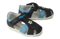 Buty dla dziewczynek - WOJTYŁKO 1S1119 granat, sandały dziecięce, rozmiary 19-23 - Wojtyłko - miniaturka - grafika 1