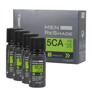 Goldwell Men Reshade 5CA Zestaw 4 x 20 ml - Farby do włosów i szampony koloryzujące - miniaturka - grafika 1
