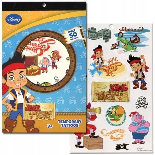 JAKE i Piraci Tatuaże tymczasowe zmywalne 50 szt.