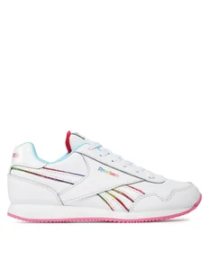 Reebok Sneakersy Royal Cl Jog 3.0 IE4144 Biały - Buty dla dziewczynek - miniaturka - grafika 1