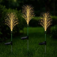 Lampy ogrodowe - Trawa lampa solarna ogrodowa wbijana H80 LED - miniaturka - grafika 1