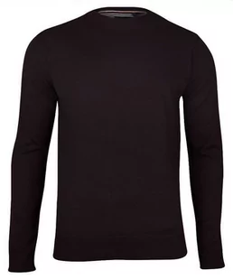 Sweter Ciemny Bordowy Okrągły Dekolt Jednokolorowy Męski -BRAVE SOUL - Brave Soul - Swetry męskie - miniaturka - grafika 1