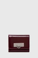 Portfele - Trussardi portfel damski kolor bordowy - miniaturka - grafika 1