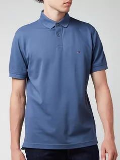 Koszulki męskie - Koszulka polo męska Tommy Hilfiger THMW0MW17770C9T S Niebieska (8720113784827) - grafika 1