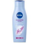 Szampony do włosów - Nivea Hair Care Diamentowy Blask Szampon do włosów 400ml - miniaturka - grafika 1