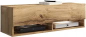 Szafki RTV - Lowboard A100 połysk szafka RTV wisząca półka TV - miniaturka - grafika 1